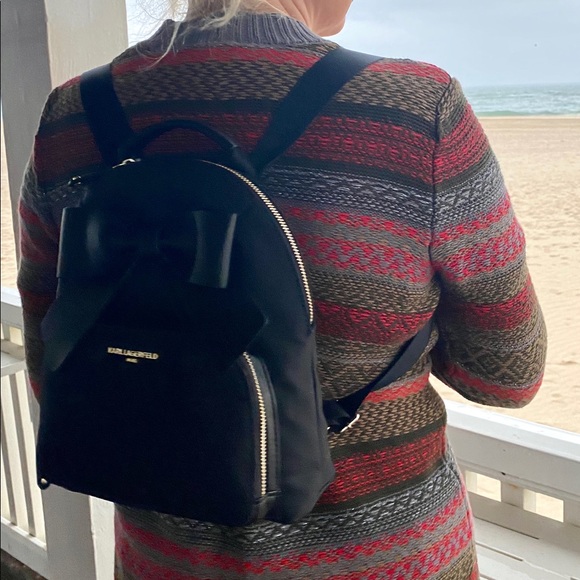 π SOLD! NEW CUTE KARL LAGERFELD PARIS BACKPACK - Picture 11 of 11